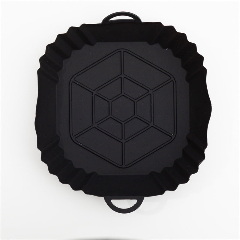 5PCS Air Fryer Silicone Baking Tray Round Shape