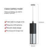 Electric Milk Frother Mini Coffee Milk Frother Battery Operated