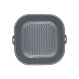 Square Air Fryer Baking Pan Silicone Tray
