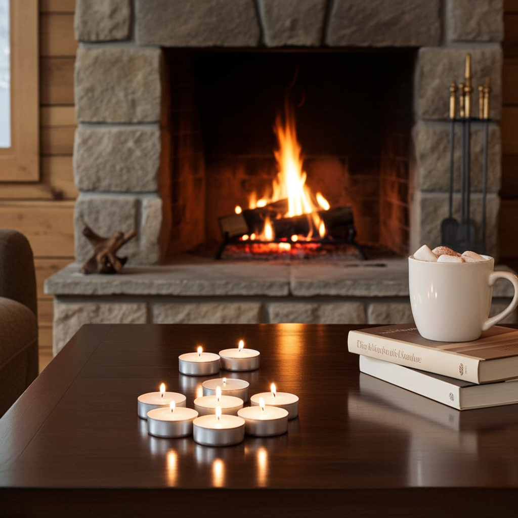 10 PCS Tealight Candle Unscented