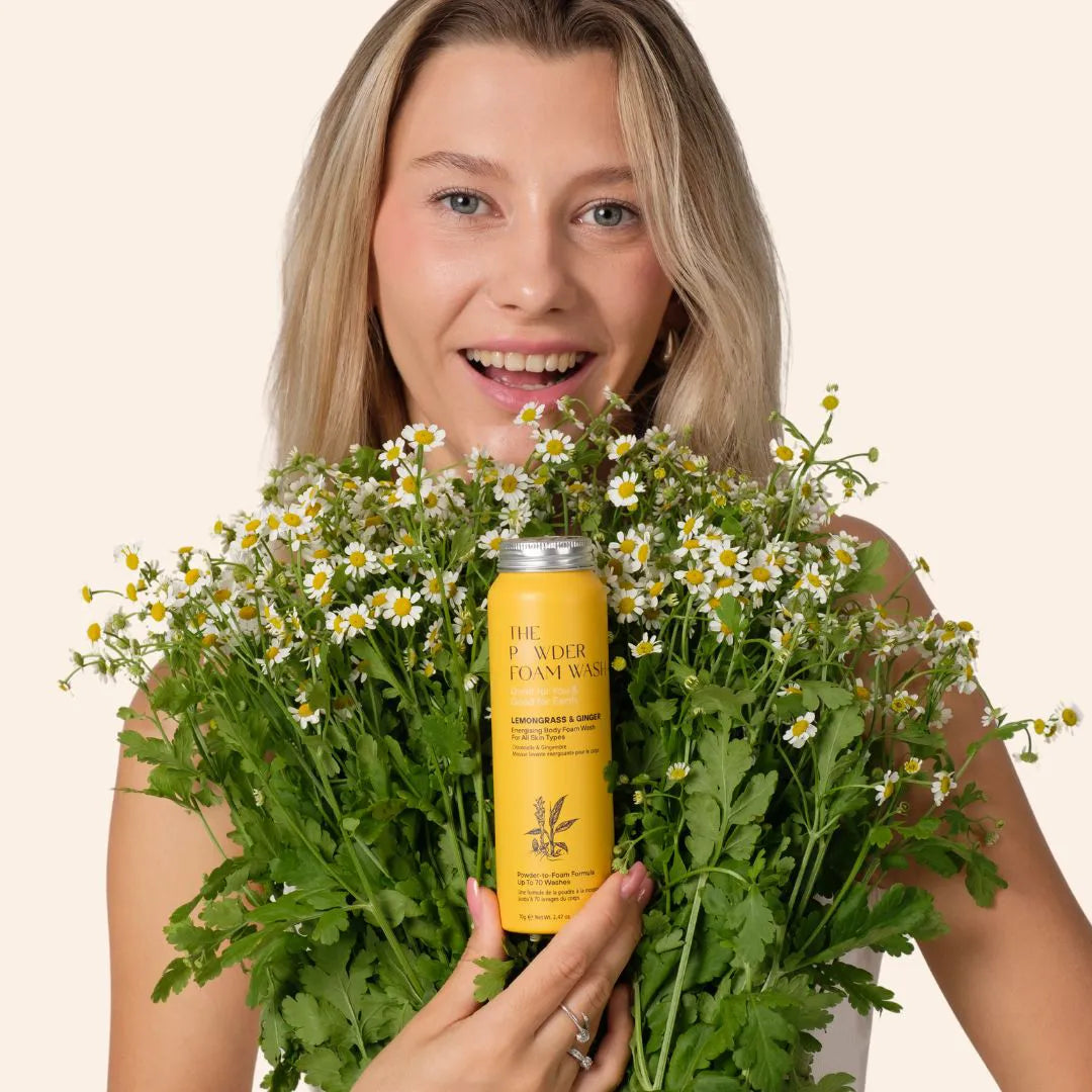 Energising Body Foam Wash For All Skin Types Lemongrass & Turmeric 70g