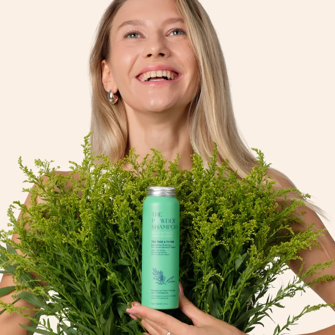 Exfoliating Shampoo For Loose Dandruff Flakes Tea Tree & Salicylic Acid 70g
