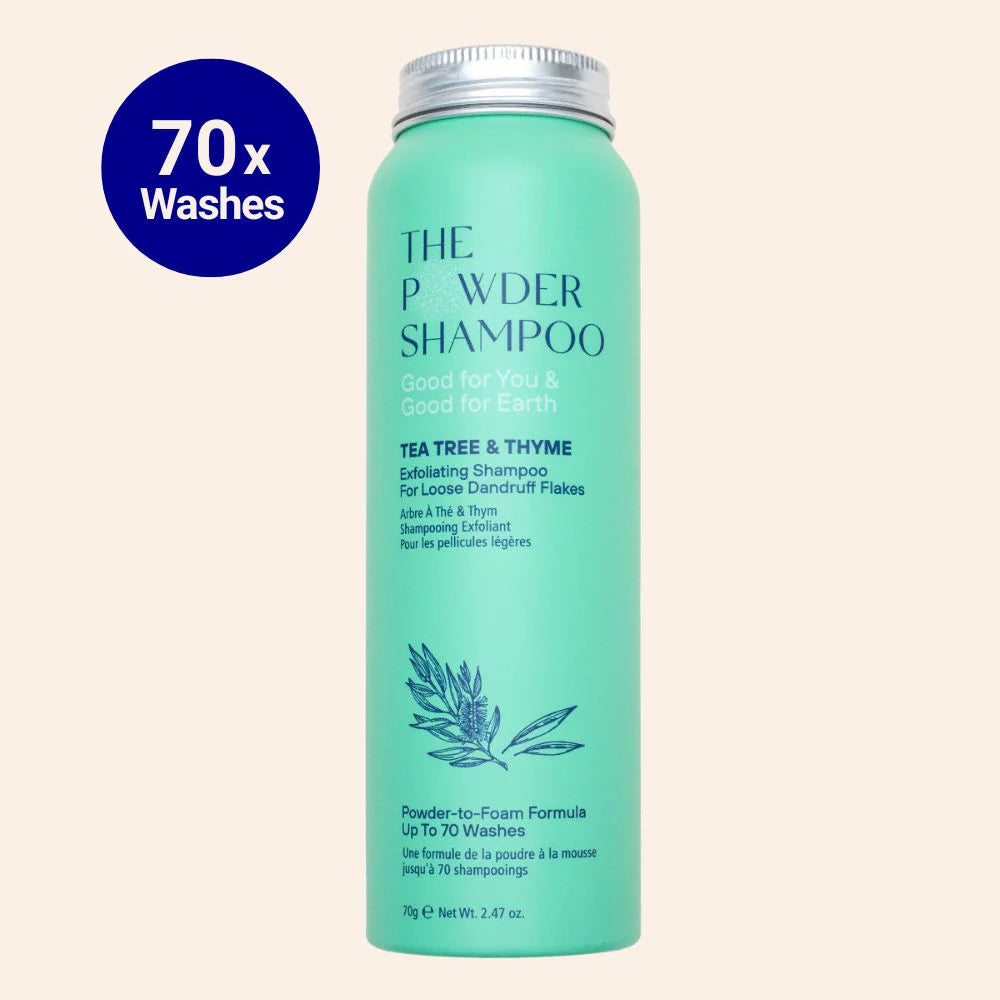 Exfoliating Shampoo For Loose Dandruff Flakes Tea Tree & Salicylic Acid 70g