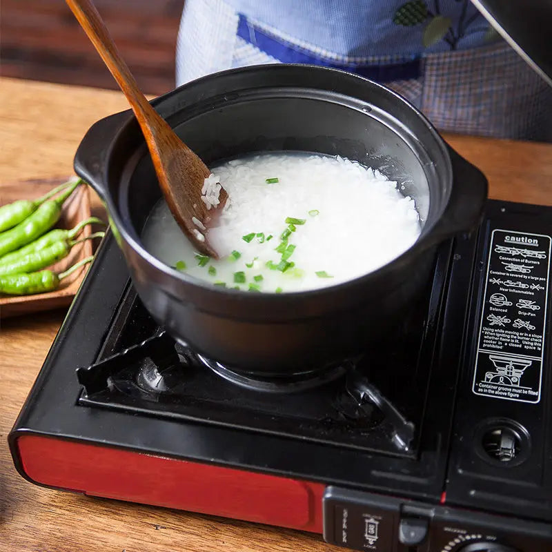 Premium Ceramic Casserole Soup Pot with Lid – Heat-Resistant
