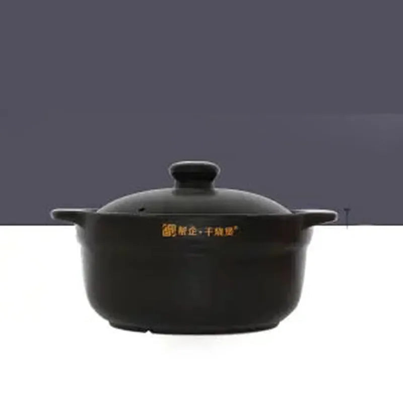 Premium Ceramic Casserole Soup Pot with Lid – Heat-Resistant