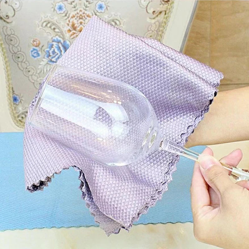 5PCS Microfiber Cleaning Towel Super Absorbent