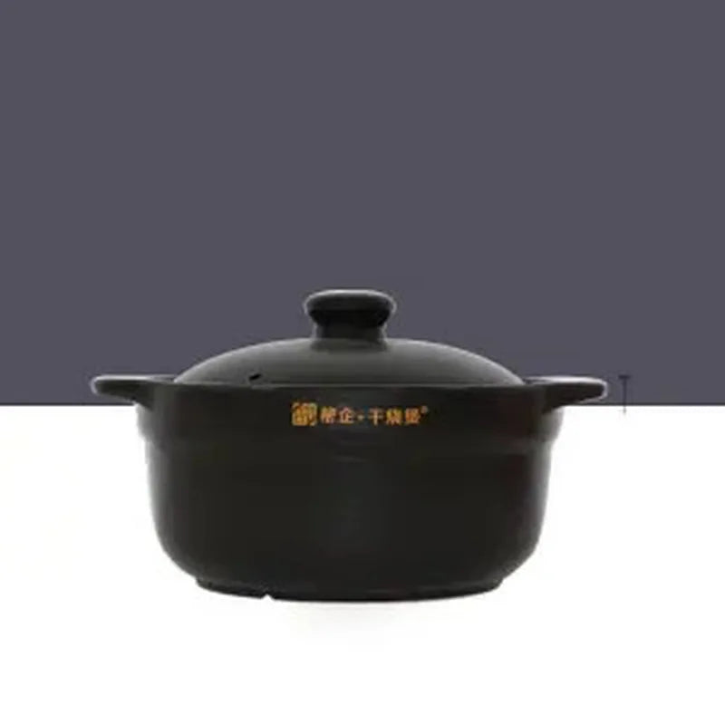 Premium Ceramic Casserole Soup Pot with Lid – Heat-Resistant