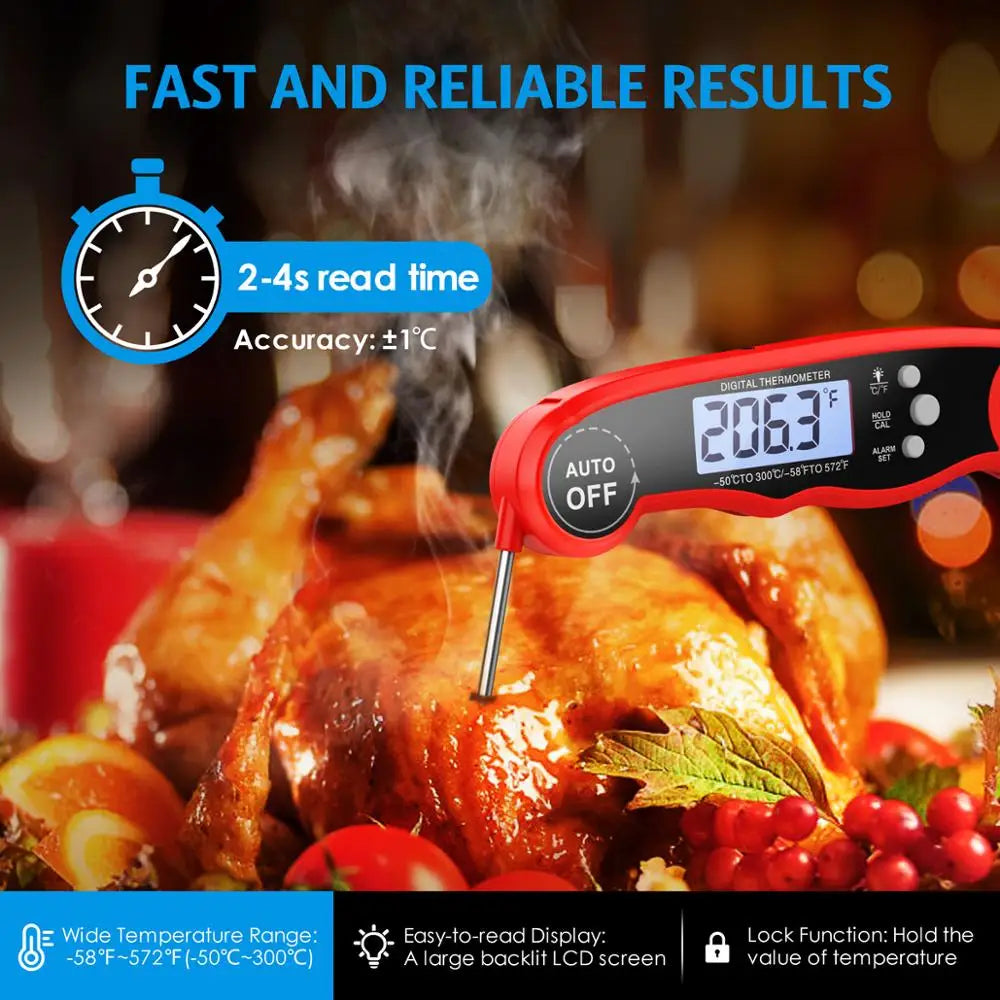 ORIA Waterproof Digital Food Thermometer – Instant Read Kitchen Meat Probe