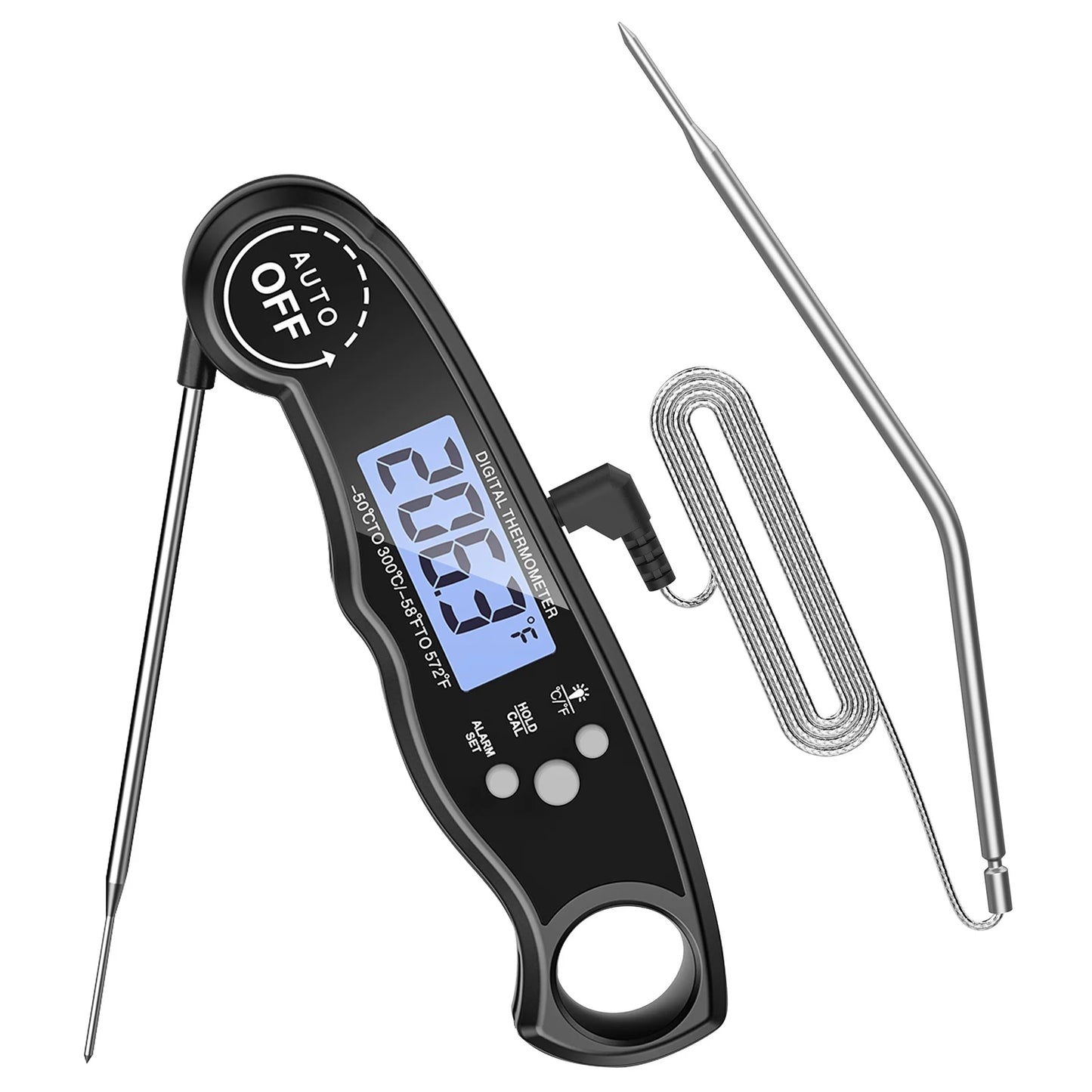 ORIA Waterproof Digital Food Thermometer – Instant Read Kitchen Meat Probe