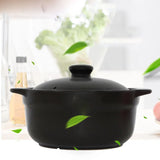 Premium Ceramic Casserole Soup Pot with Lid – Heat-Resistant