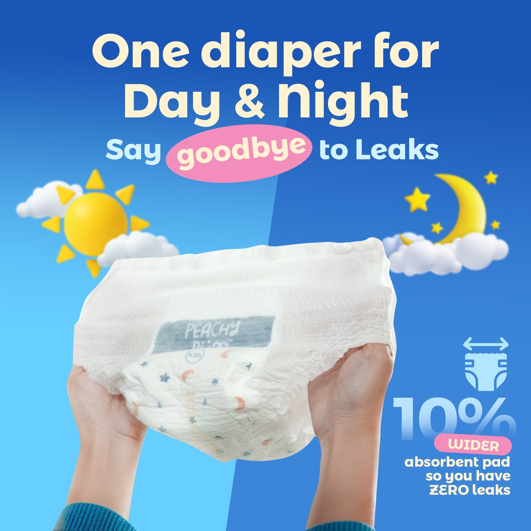 Peachy Bum Trial Pack Cloud Soft Diapers
