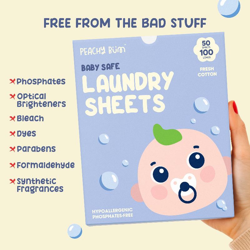  Baby Safe Laundry Sheets