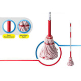 LIAO Twist Mop with microfiber refill and easy replacement feature, designed for hassle-free floor cleaning. Find best price in Sri Lanka at Bamagate.com.