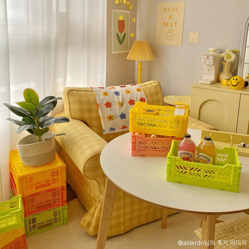 Aykasa Folding Minibox Colour Crate