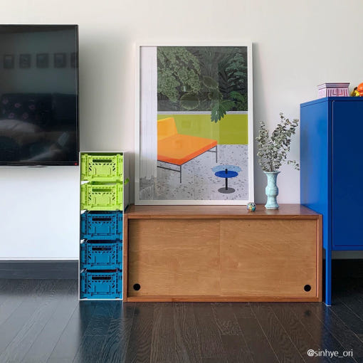 Aykasa Folding Minibox Colour Crate