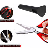 Kitchen Scissors with Holder for Meat/Vegetables/BBQ/Herbs