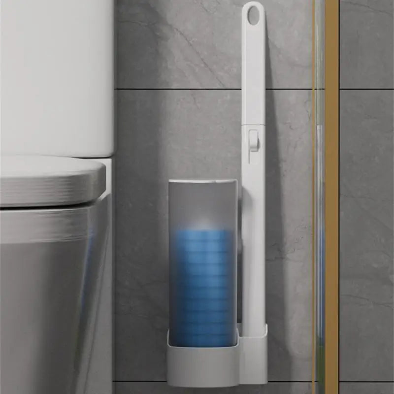 Disposable Toilet Brush Cleaner With Long Handle