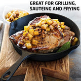 Cast Iron Skillet Frying Pan Iron Cookware Omelets Pancake Pot Oven Safe