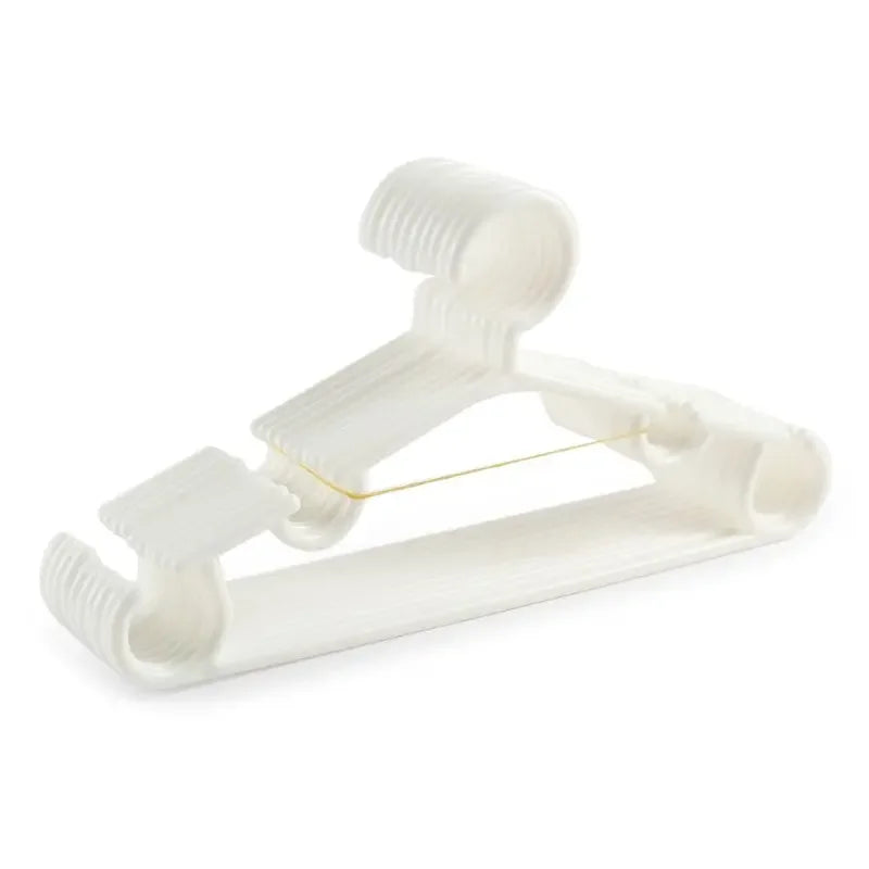 10-Piece Candy Colored Plastic Baby & Kids Clothes Hangers Set