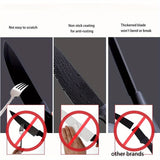 Kitchen Knife 7-piece Set, Black Professional Stainless Steel