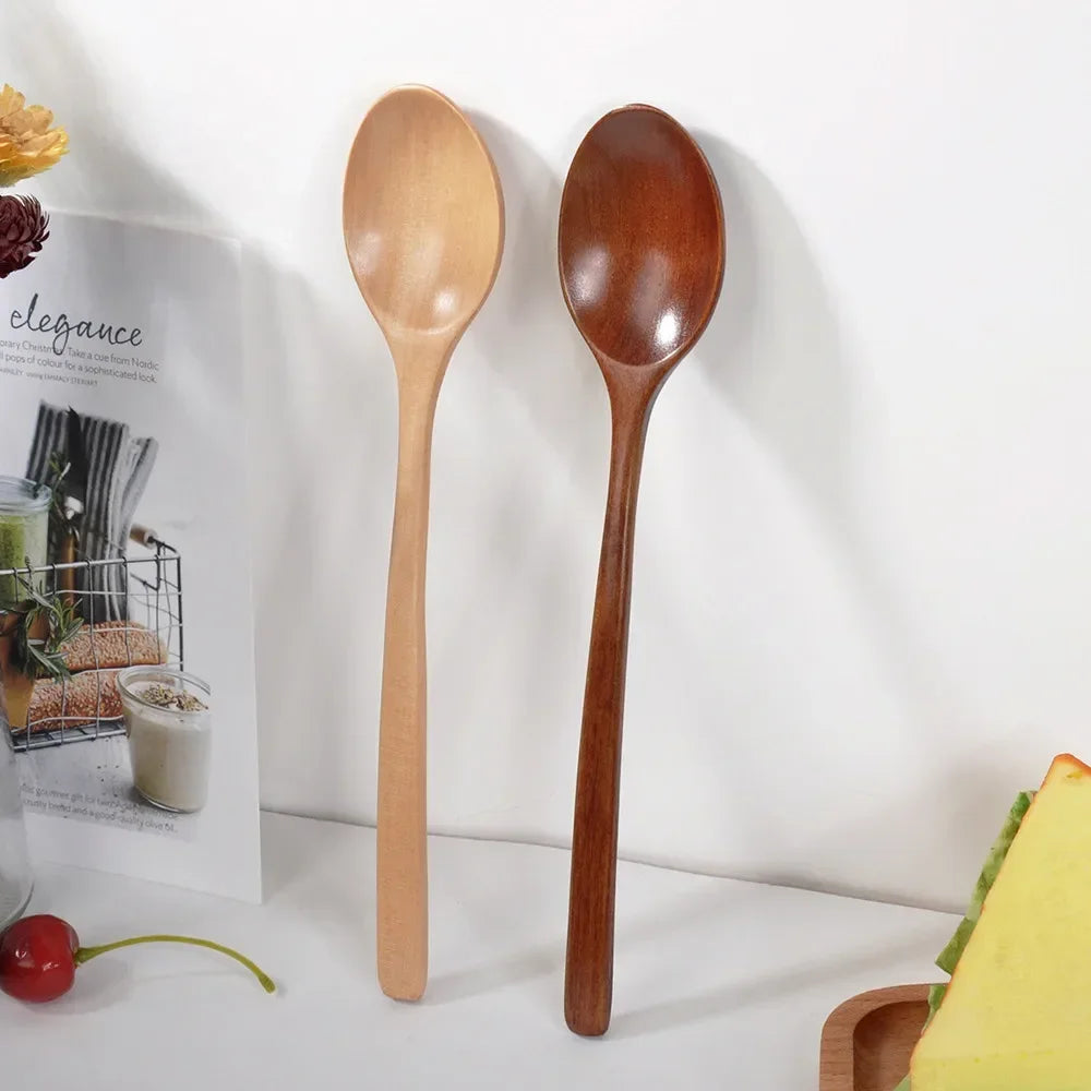 Wooden Spoon Tableware Soup Catering Cooking