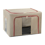 Storage Box Steel Frame Folding Household Clothes Organizer