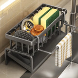 Premium Steel Kitchen Sink Organizer