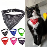 Cat Collar Lovely Adjustable Size Triangular Tie Scarf