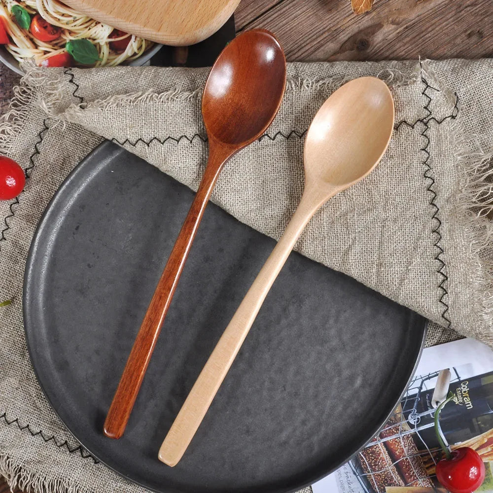 Wooden Spoon Tableware Soup Catering Cooking