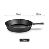Cast Iron Skillet Frying Pan Iron Cookware Omelets Pancake Pot Oven Safe