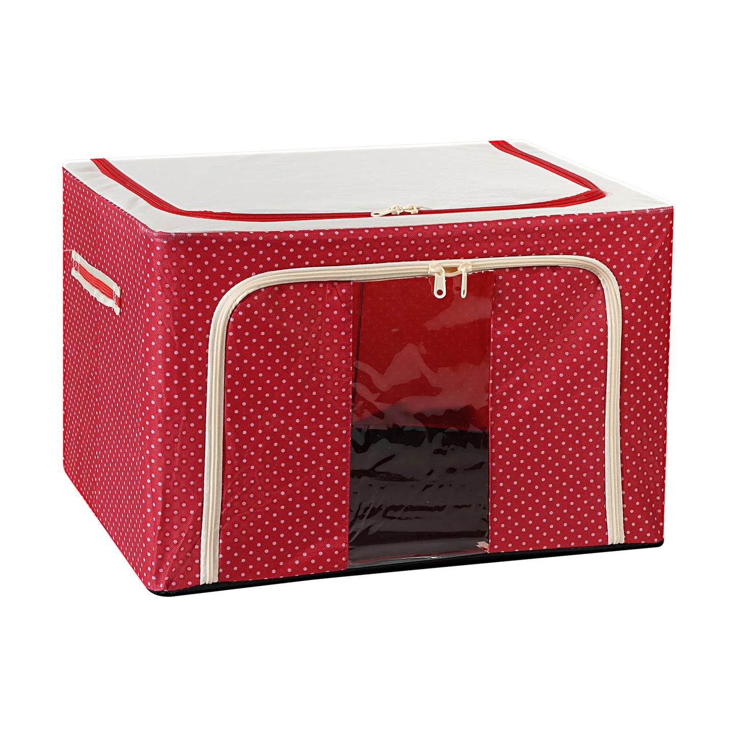 Storage Box Steel Frame Folding Household Clothes Organizer