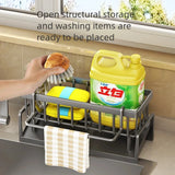 Premium Steel Kitchen Sink Organizer