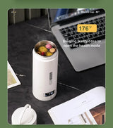 Portable Electric Heating Water Cup 100-240V Small Travel Easy