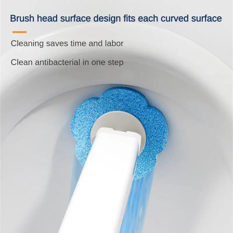 Disposable Toilet Brush Cleaner With Long Handle