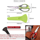 Kitchen Scissors with Holder for Meat/Vegetables/BBQ/Herbs