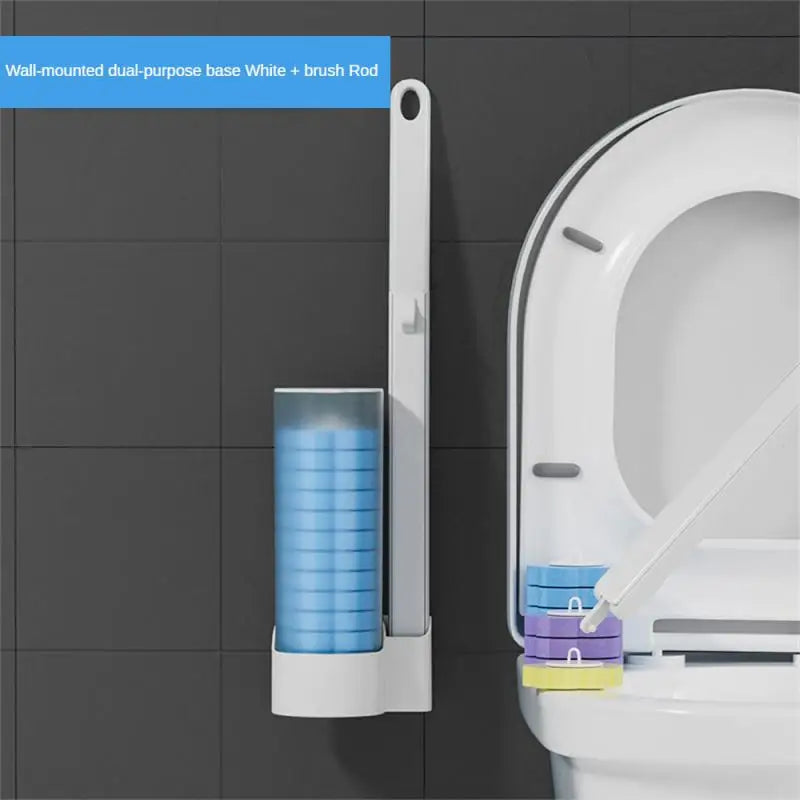 Disposable Toilet Brush Cleaner With Long Handle