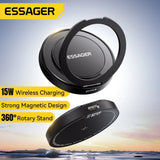 Essager 15W Magnetic Wireless Charger with Foldable Stand – iPhone & AirPods Fast Charging