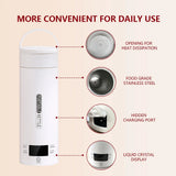 Portable Electric Heating Water Cup 100-240V Small Travel Easy