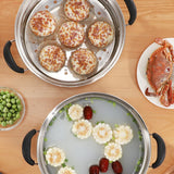 2 Layer Stainless Steel Thickened Steamer Soup Pot 20 CM