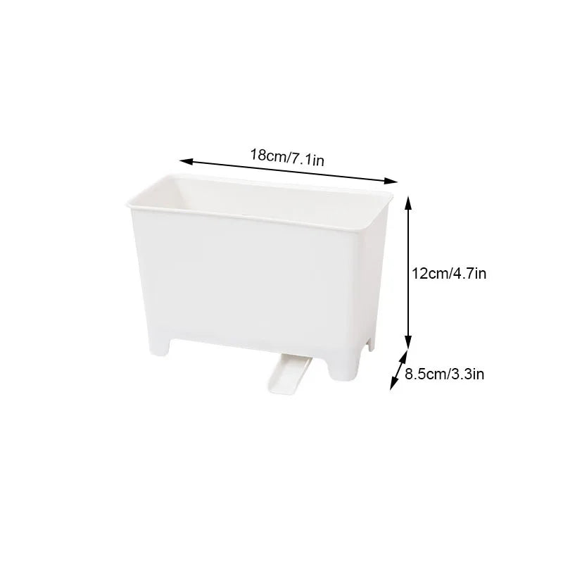 Kitchen Sink Drain Basket Countertop Food Scraps Strainer