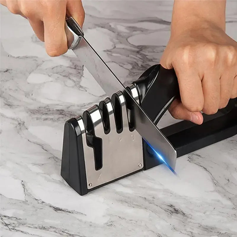 Kitchen 4 Segment Knife Sharpener Multifunctional