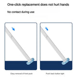Disposable Toilet Brush Cleaner With Long Handle