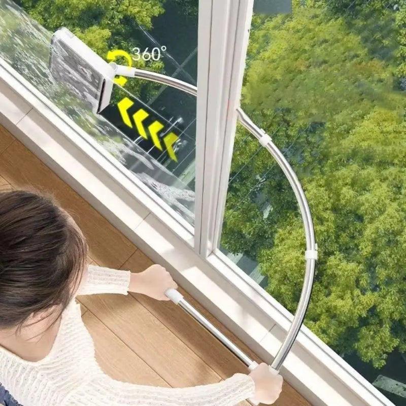 U-Shaped Telescopic Window Cleaner