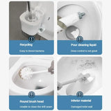 Disposable Toilet Brush Cleaner With Long Handle