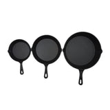 Cast Iron Skillet Frying Pan with Drip-Spout