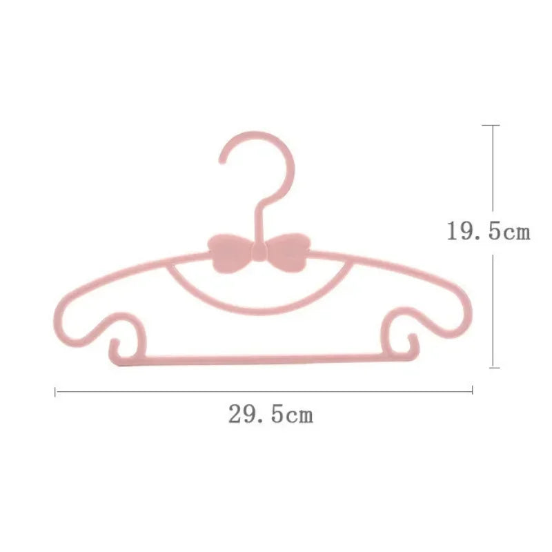 Non-Slip Plastic Baby & Kids Clothes Hangers Set 10PCS
