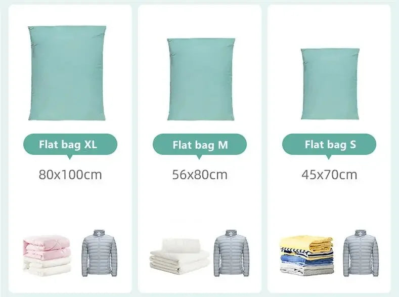 Vacuum Bags Large Plastic Storage for Storing Clothes Blankets