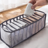 11-Compartment Collapsible Underwear Organiser for Bras & Socks