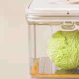 Airtight Plastic Food Vacuum Storage Box - Sealed Transparent Meal Prep Container