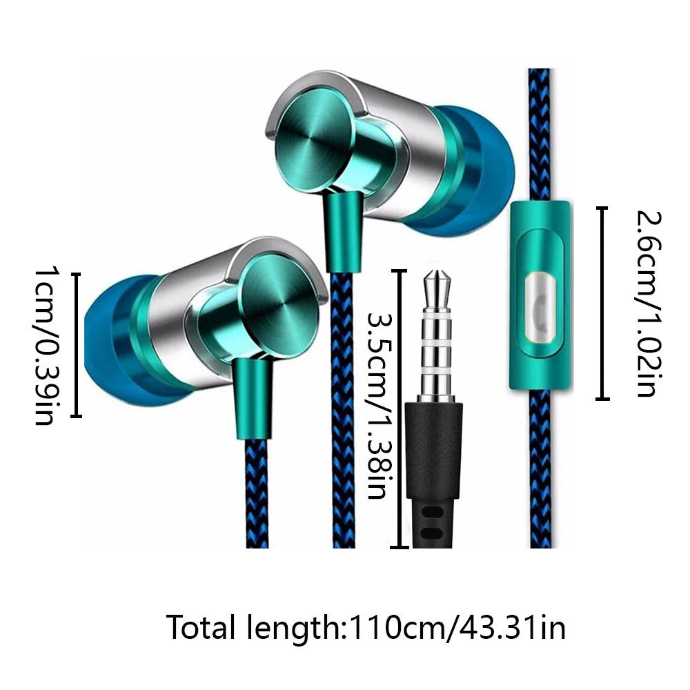 Wired In-ear Earphone In Ear Noise Cancellation